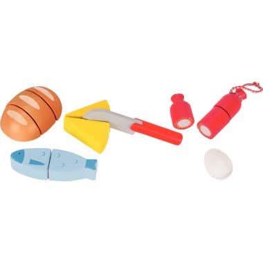 Lot de 5 aliments à couper en bois - Ma Rentrée Facile