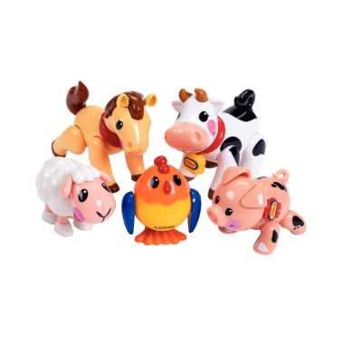 Lot de 5 animaux de la ferme TOLO - Ma Rentrée Facile
