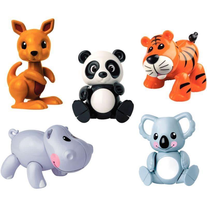 Lot de 5 animaux du monde TOLO - Ma Rentrée Facile