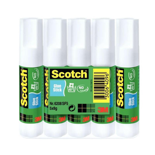 Lot de 5 bâtons de colle 8g Scotch - Ma Rentrée Facile
