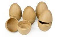 Lot de 5 boites ?ufs de Pâques en carton DECOPATCH - Ma Rentrée Facile