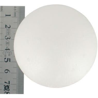 Lot de 5 boules en styropor blanches, diamètre 7 cm - Ma Rentrée Facile