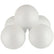 Lot de 5 boules en styropor blanches, diamètre 7 cm - Ma Rentrée Facile