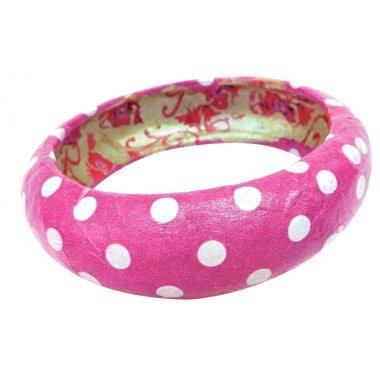 Lot de 5 bracelets en bois diamètre 7 cm - Ma Rentrée Facile
