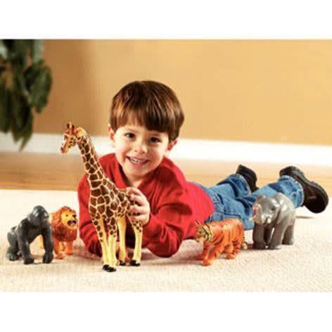 Lot de 5 Jumbo animaux de la jungle - Ma Rentrée Facile