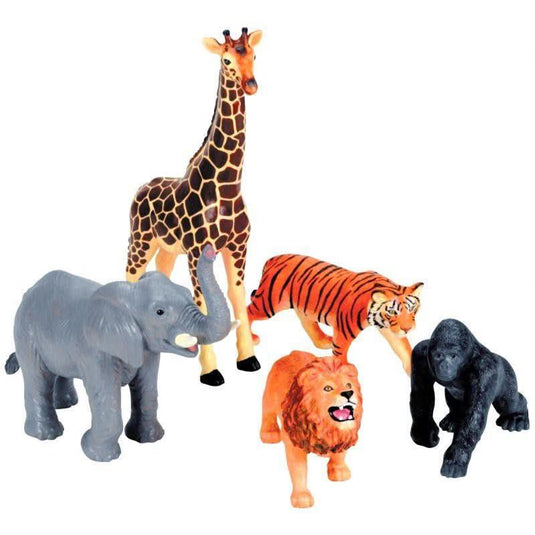 Lot de 5 Jumbo animaux de la jungle - Ma Rentrée Facile