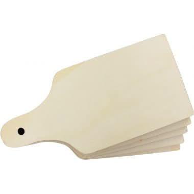 Lot de 5 planchettes rectangulaires en bois - Ma Rentrée Facile