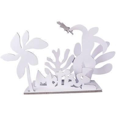 Lot de 5 sculptures carton rêverie végétale Matisse - Ma Rentrée Facile