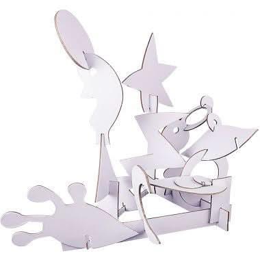 Lot de 5 sculptures carton Swing - Ma Rentrée Facile