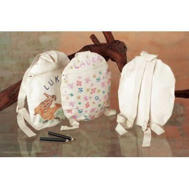 Lot de 5 sacs à dos pour enfant en coton - Ma Rentrée Facile