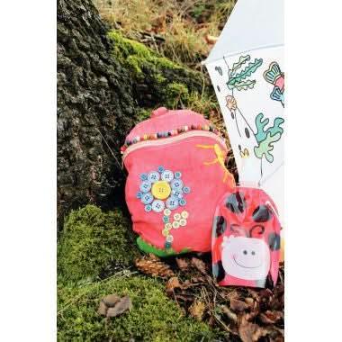 Lot de 5 sacs à dos pour enfant en coton - Ma Rentrée Facile