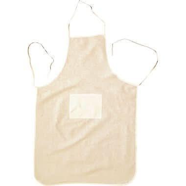 Lot de 5 tabliers pour adultes en coton écru - Ma Rentrée Facile