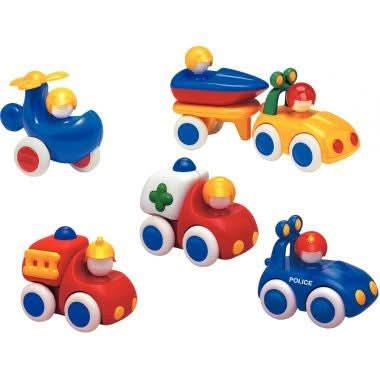 Lot de 5 véhicules de secours TOLO - Ma Rentrée Facile