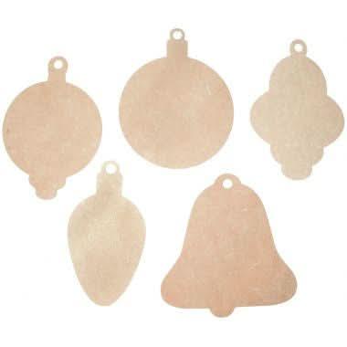 Lot de 50 maxi décorations de Noël à suspendre, assortiment 1 - Ma Rentrée Facile