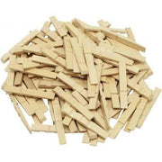 Lot de 500 demi pinces à linge 72 mm - Ma Rentrée Facile