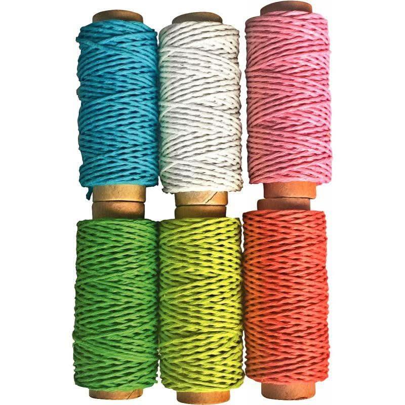 Lot de 6 bobines de chanvre tutti frutti - Ma Rentrée Facile