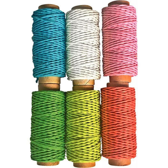 Lot de 6 bobines de chanvre tutti frutti - Ma Rentrée Facile