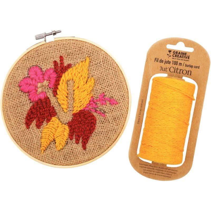 Lot de 6 bobines de fil de jute 100mx2mm - Ma Rentrée Facile