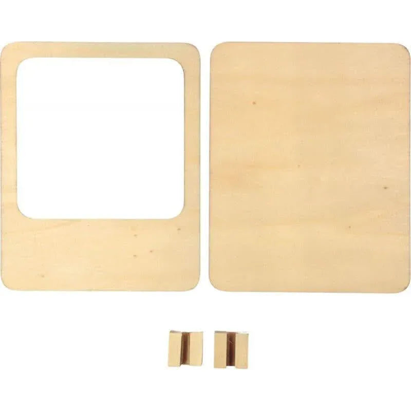 Lot de 6 cadres photos en bois à monter - Ma Rentrée Facile