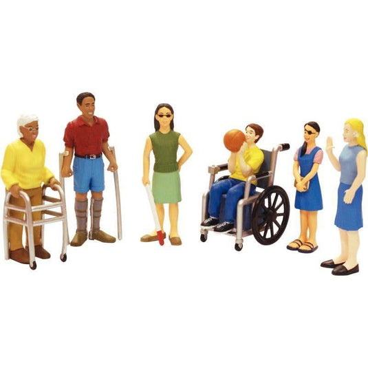 Lot de 6 figurines handicapées MINILAND - Ma Rentrée Facile