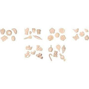 Lot de 6 mini moules en silicone formes assortis lot n°1 - Ma Rentrée Facile