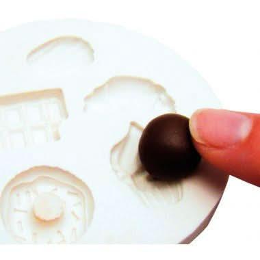 Lot de 6 mini moules en silicone formes assortis lot n°1 - Ma Rentrée Facile