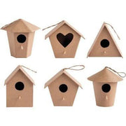 Lot de 6 nichoirs à oiseaux - Ma Rentrée Facile