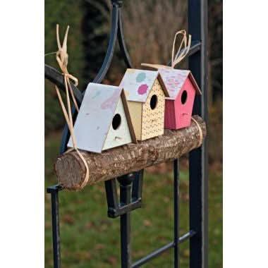 Lot de 6 nichoirs à oiseaux - Ma Rentrée Facile