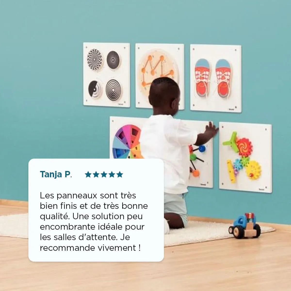 Lot de 6 panneaux d?activités muraux, modèle n°2 - Ma Rentrée Facile