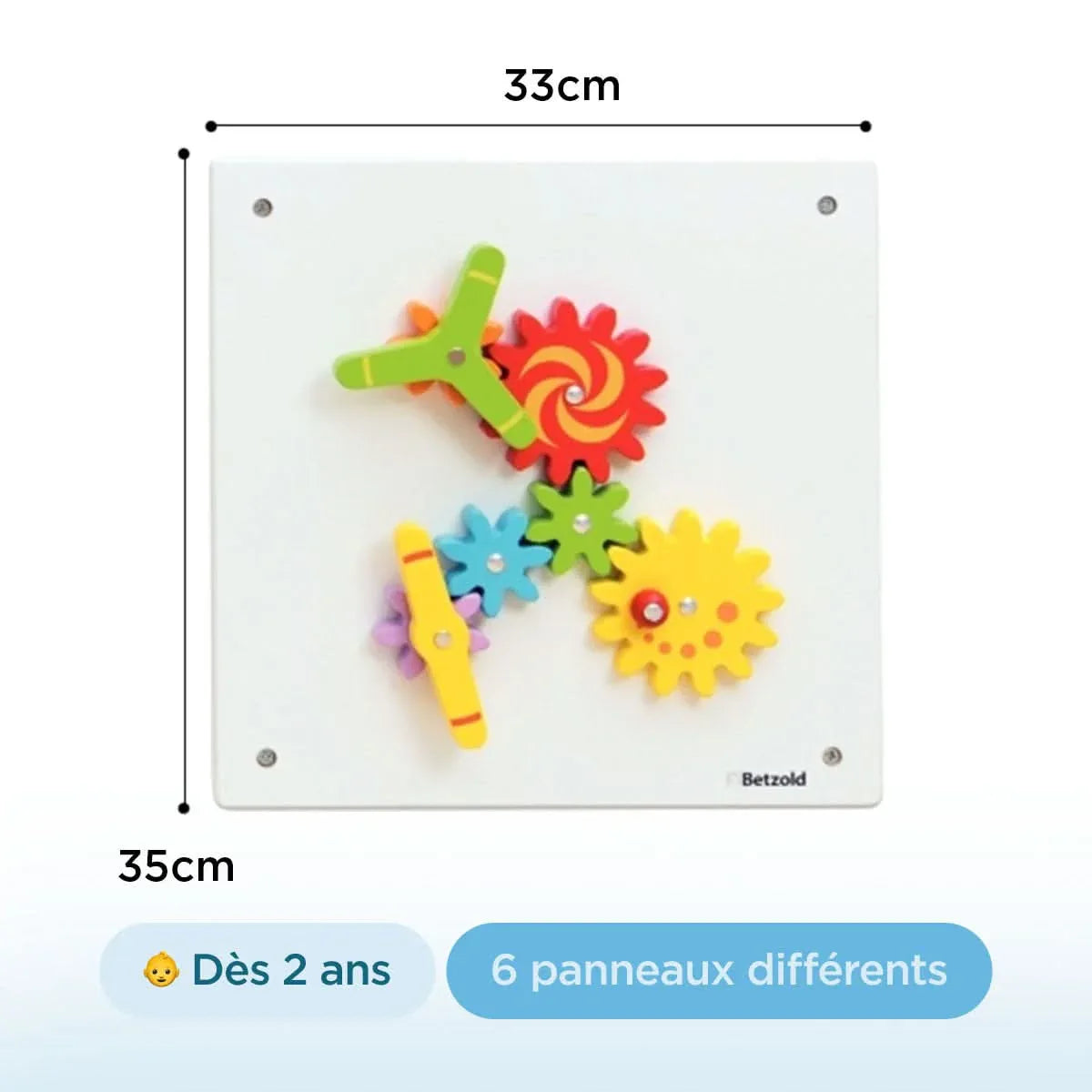 Lot de 6 panneaux d?activités muraux, modèle n°2 - Ma Rentrée Facile
