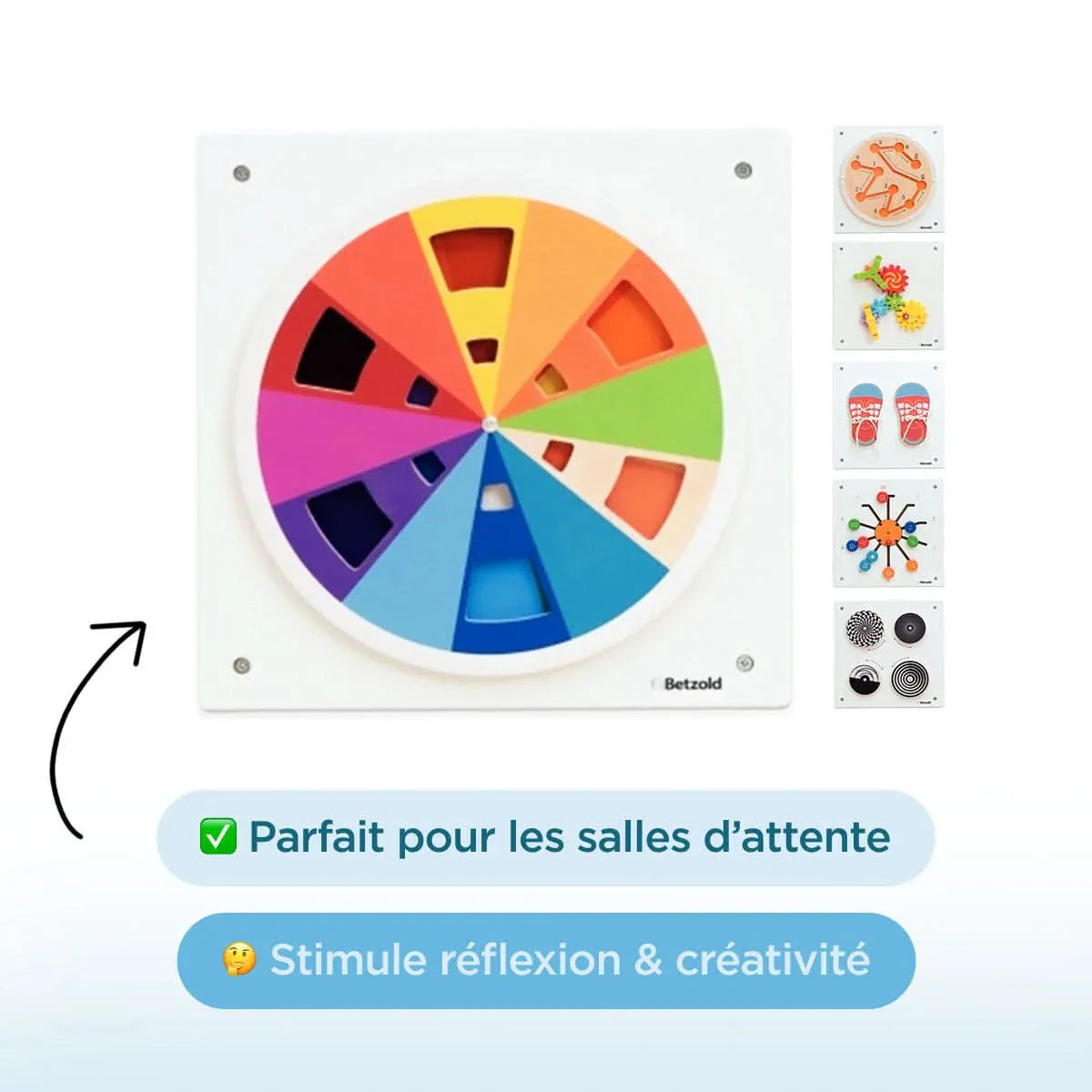 Lot de 6 panneaux d?activités muraux, modèle n°2 - Ma Rentrée Facile