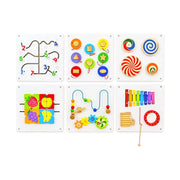 Lot de 6 panneaux d'activités muraux, modèle n°1 - Ma Rentrée Facile