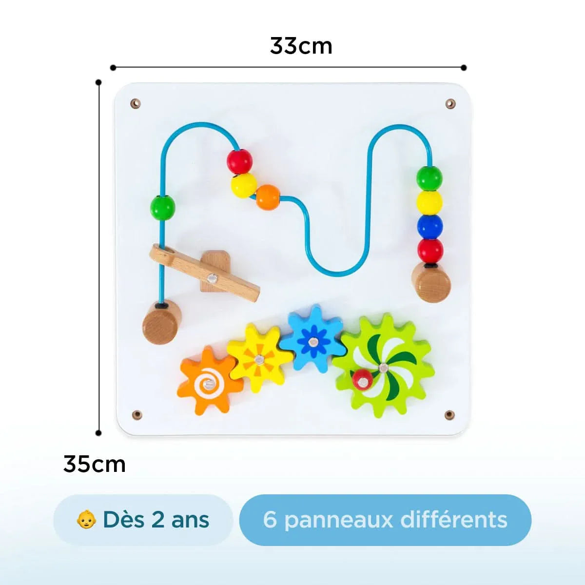 Lot de 6 panneaux d'activités muraux, modèle n°1 - Ma Rentrée Facile