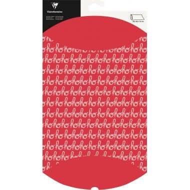 Lot de 6 pochettes cadeaux HOHOHO rouge CLAIREFONTAINE - Ma Rentrée Facile