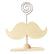 Lot de 6 porte-photos en bois forme moustache - Ma Rentrée Facile