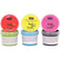 Lot de 6 pots 100ml de peinture aux doigts pour textile, couleurs classiques - Ma Rentrée Facile