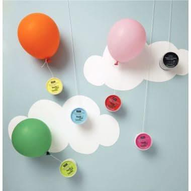 Lot de 6 pots 100ml de peinture aux doigts pour textile, couleurs classiques - Ma Rentrée Facile