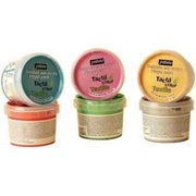 Lot de 6 pots 100ml de peinture aux doigts pour textile couleurs nacrées - Ma Rentrée Facile