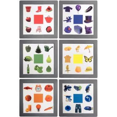 Lot de 6 puzzles association, les couleurs - Ma Rentrée Facile