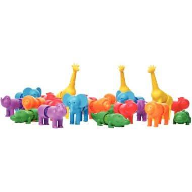 Lot de 6 puzzles magnétiques, les animaux du safari SMARTMAX - Ma Rentrée Facile