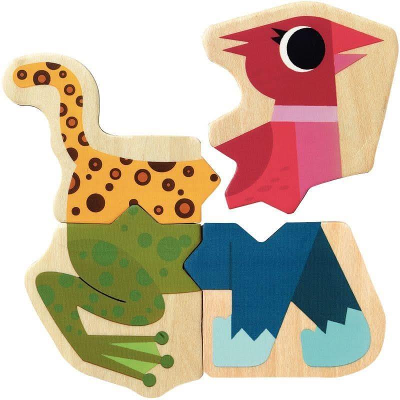 Lot de 6 puzzles magnétiques Mixanimo DJECO - Ma Rentrée Facile