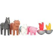 Lot de 6 puzzles magnétiques les animaux de la ferme SMARTMAX - Ma Rentrée Facile