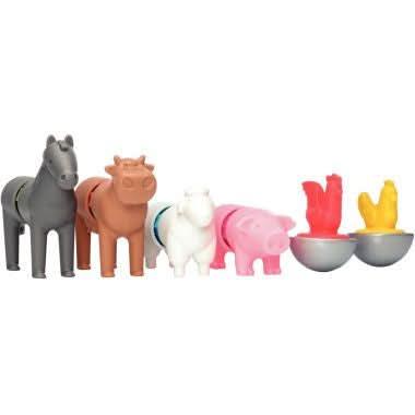 Lot de 6 puzzles magnétiques les animaux de la ferme SMARTMAX - Ma Rentrée Facile