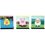 Lot de 6 puzzles UP 14 pièces, les animaux de la ferme