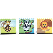 Lot de 6 puzzles UP 14 pièces, les animaux de la savane