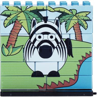 Lot de 6 puzzles UP 14 pièces, les animaux de la savane