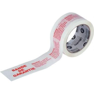 Lot de 6 rouleaux adhésifs 50mmx66m, imprimés "BANDE DE GARANTIE" - Ma Rentrée Facile