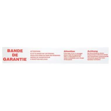 Lot de 6 rouleaux adhésifs 50mmx66m, imprimés "BANDE DE GARANTIE" - Ma Rentrée Facile
