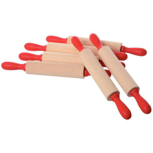 Lot de 6 rouleaux de modelage en bois - Ma Rentrée Facile