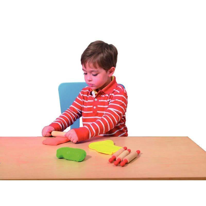 Lot de 6 rouleaux de modelage en bois - Ma Rentrée Facile